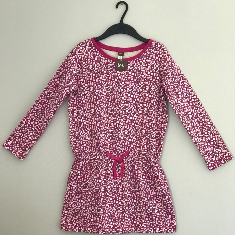 TEA COLLECTION- Ditsy Drawstring Dress